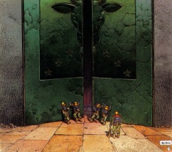 sciencefictiongallery:    Moebius   - Ktulu,