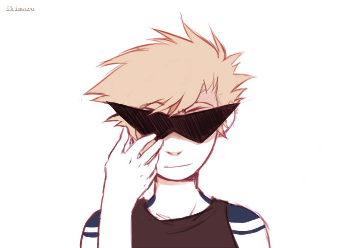 what if Dirk when he was little pretended to be Kamina sometimes and went shouting