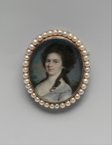 met-american-decor:Mrs. William Few (Catherine Nicholson), John Ramage, 1787, American Decorative Ar