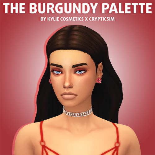 crypticsim: THE KYSHADOW BURGUNDY PALETTE My first eyeshadow palette! This comes with the original n