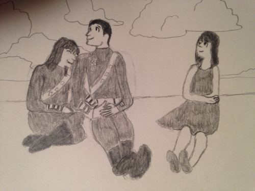 theredberin:Sara, Bret, and Katarina wonder what the Doctor’s up to.I was finally able to do another