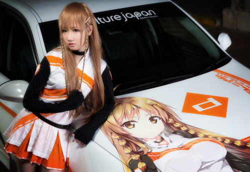 Mirai Suenaga (Solar Marine + Mirai Itasha)by Rehtseeee