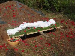 “Shroud burial at Greenhaven Preserve,