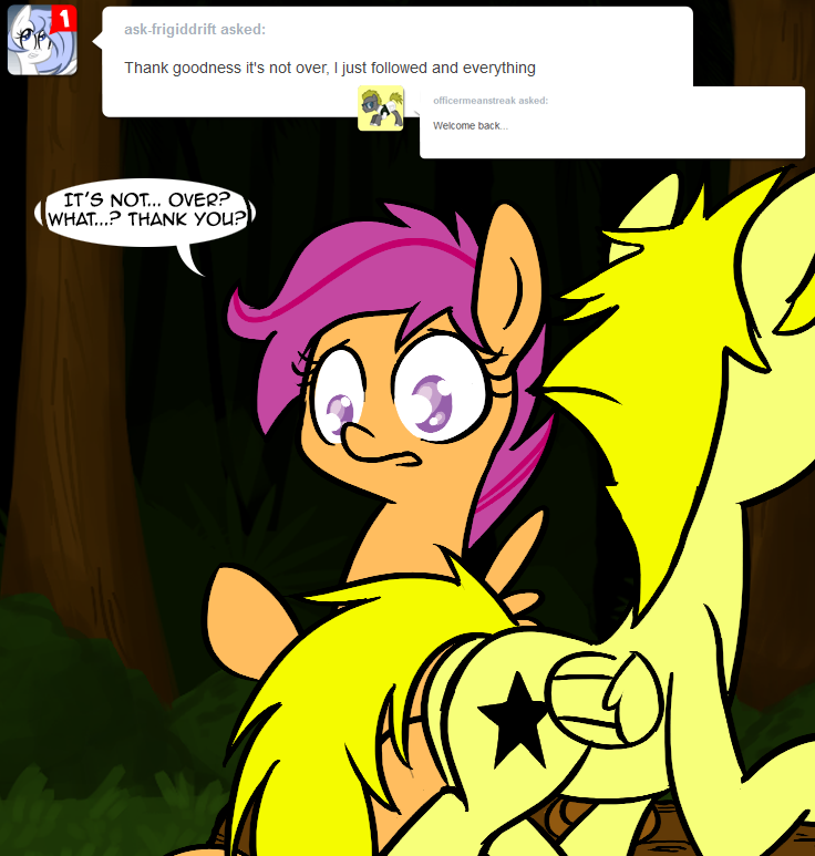 scootalootheadventurer:  You contemplate the pony, reflection of the author, in awe.