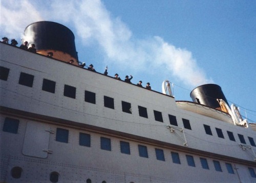 Titanic extras - behind the scenesRosarito, Mexico, 1996-1997.
