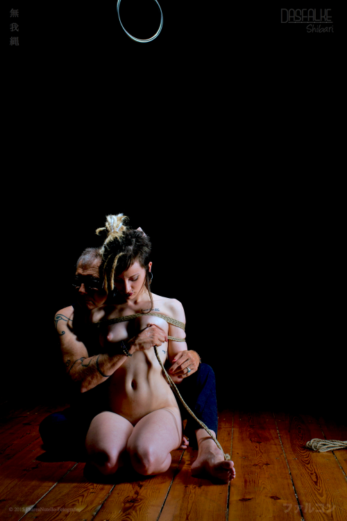 dasfalke-shibari: “Peace” - Renaissance Series - Featured Rope Partner: Virginia Clemm.  Ropes &