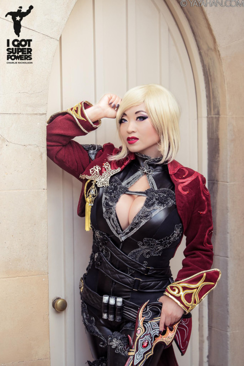 yayacosplay:  Character: Hyperion Gunslinger from AionCosplay made/modeled by: Yaya Han​Photography by: I Got Superpowers YayaHan.com | My Online Store 