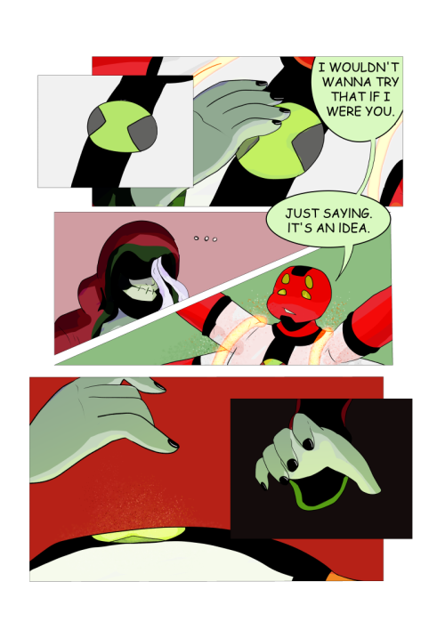 First nine pages of my fan comic. All 16 pages of update 1 are here: ben10fileomni.thecomicse