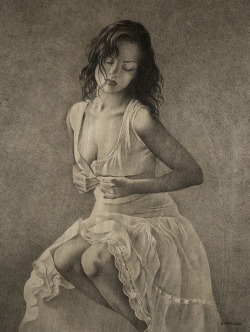 Tumblropenarts:  Daniele Scandola - “Le Réveil” 2009 - Matita Su Tavola / Pencil