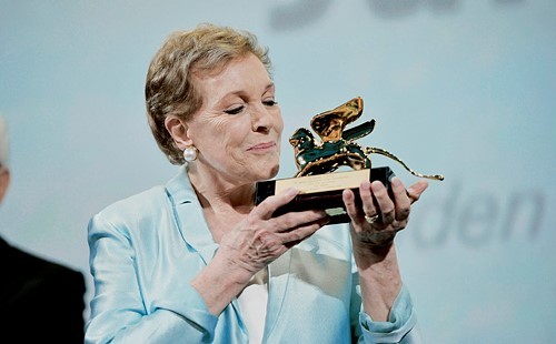 la-priestly:Julie Andrews is awarded the Golden Lion for Lifetime Achievement during the 76th Venice