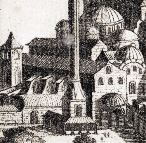 speciesbarocus:Hagia Sophia, Istanbul (1718). Details [x]From: Adriaan Reland - Verhandeling van de 