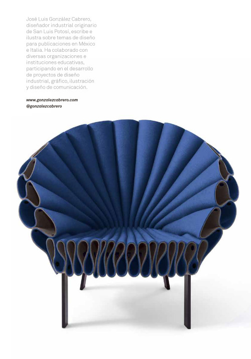 “numbers” of the peacock chair designed by studio dror for cappellini, infographic for glocal magazi