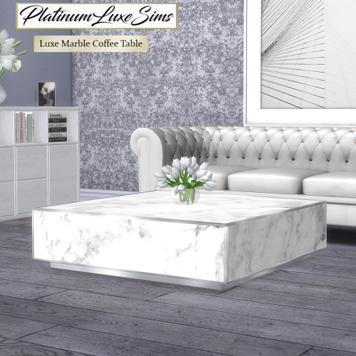 xplatinumxluxexsimsx:| Luxe Marble Coffee Table |• 10 Swatches!DOWNLOADPatreon early access - Public