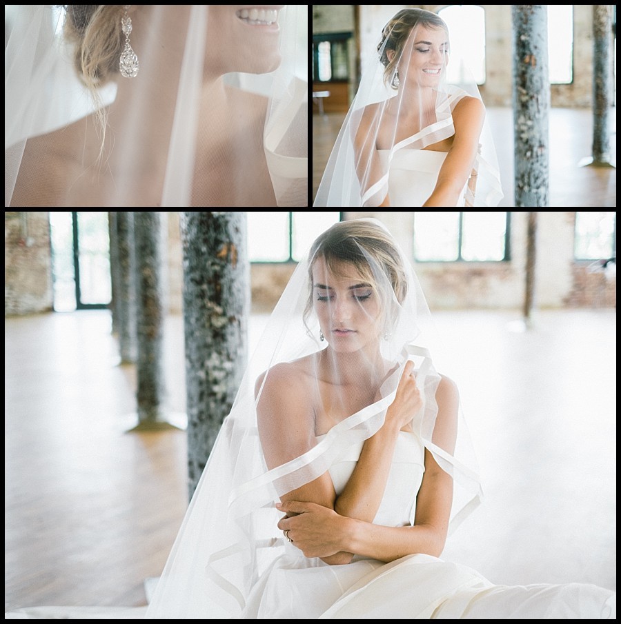 charleston wedding photography and caroline herrera fern gown at the ceder room