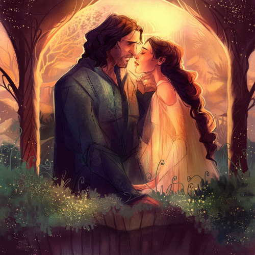 kallielef:Arwen and Aragorn <3 