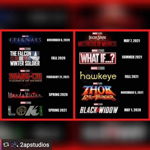 I&rsquo;m ready! #MCU #phase4 #disney  www.instagram.com/p/B0KbEjgHb-B/?igshid=1931llogq