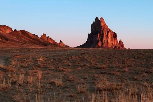 ShiprockMany tales and legends surround this intimidating rock formation rising above a barren deser