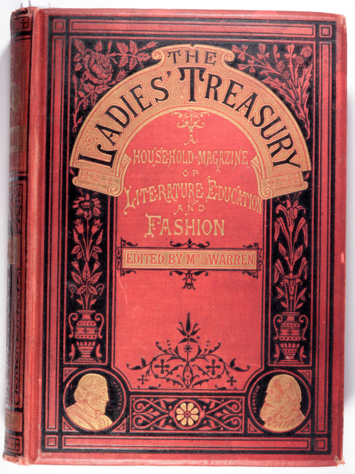 The Ladies Treasury A Household Magazine of Literature Education and Fashion1882 - with fine folding