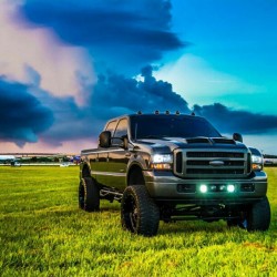 abbylynneclark:  So. Sexy. #Powerstroke #FordPower #Diesel #DieselPower #Ford #Sky #Grass #Planes #Field #Farmland