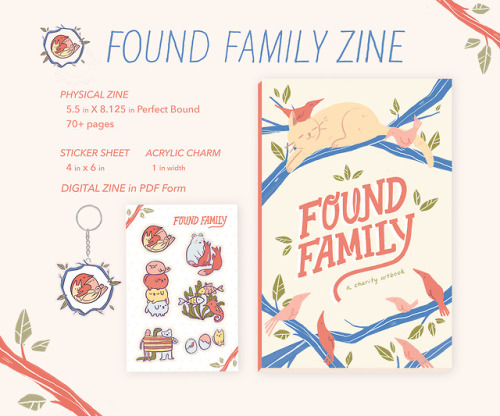 foundfamilyzine: We’re live! Get in on the Found Family Zine! Pre-orders go from Oct 31 to Nov 21, 2