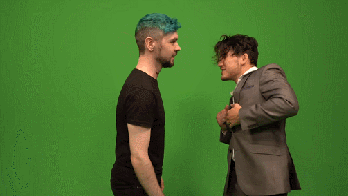 marielgum:  When the glitch hits too hard(from “DARKIPLIER vs ANTISEPTICEYE - BLOOPERS”)