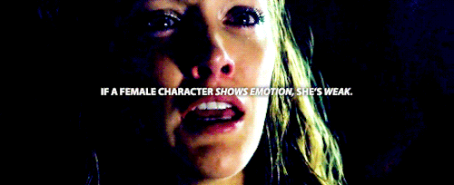 blackcanarysource:What can a female character do without being criticized mercilessly? (insp)
