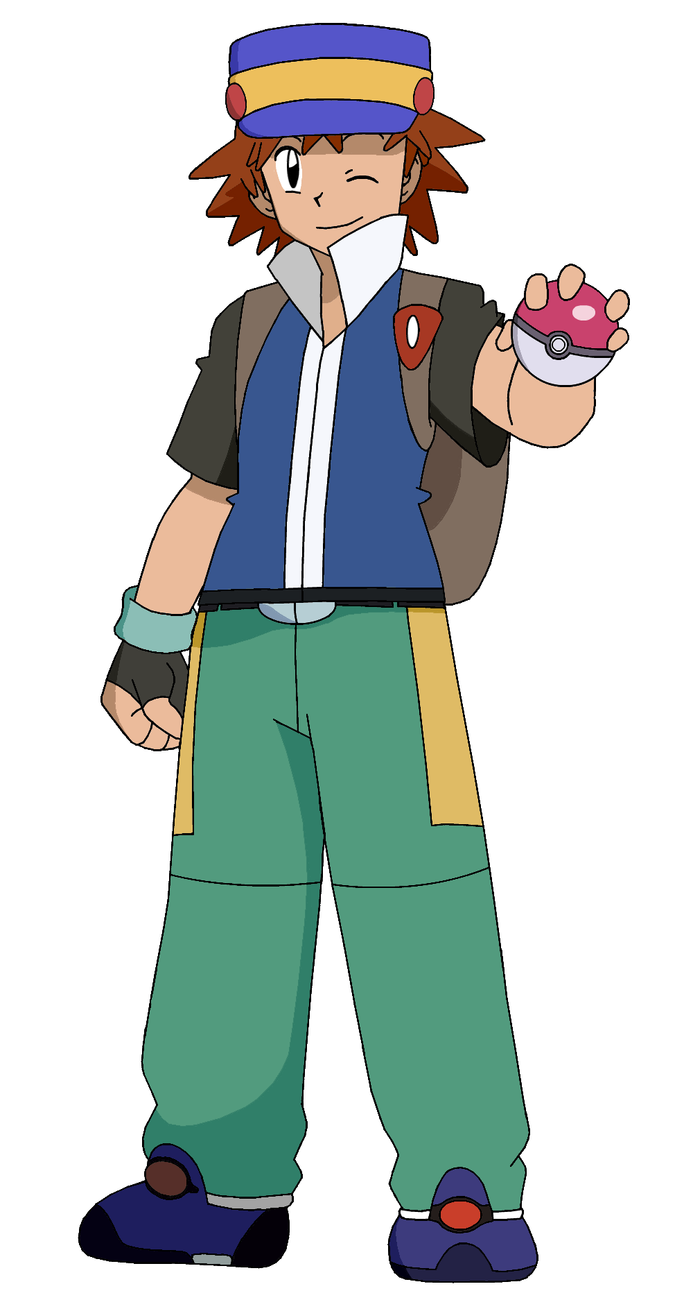 I guess we're just a couple o' Pokémaniacs!¨ — mezasepkmnmaster: Ritchie in  his teen years!...