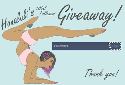 1000+! I am blown away! To celebrate & help promote my blog, I decided to do a little Giveaway!R