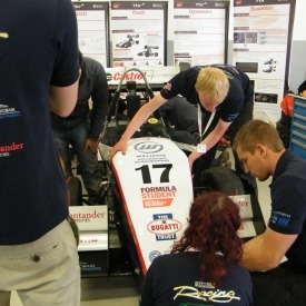 Team Bath Racing at Silverstone.
