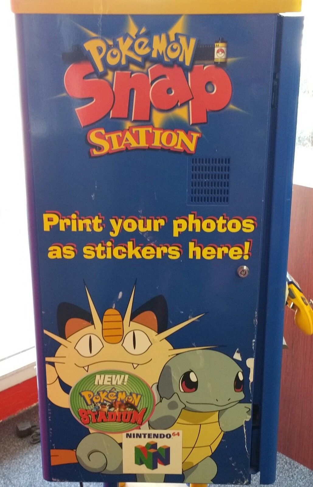 retrogamingblog: Pokemon Snap Printing Station from Blockbuster i saw them but i