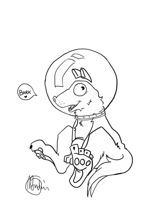 Spacedoggo For @mophasia To Brighten Up Her Day