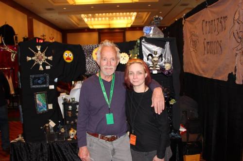 Lance Henriksen and me in front of my booth at Crypticon Seattle at 2016. Photograph by Sean &ldquo;