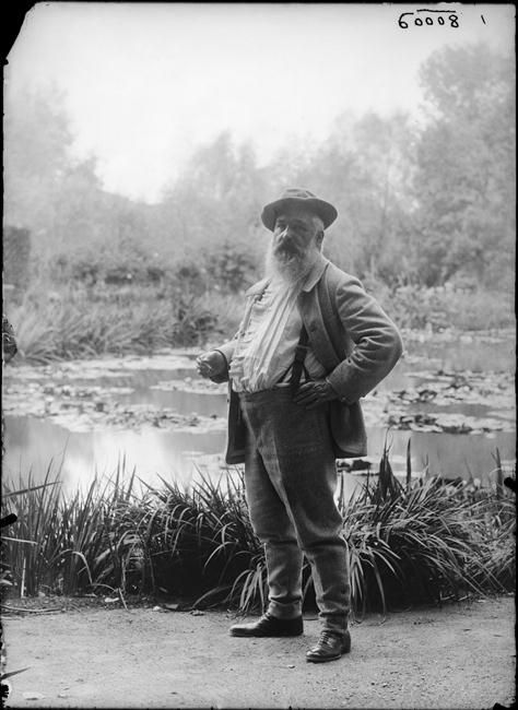Claude Monet, Giverny, 1905. Photo by Jacques-Ernest Bulloz.