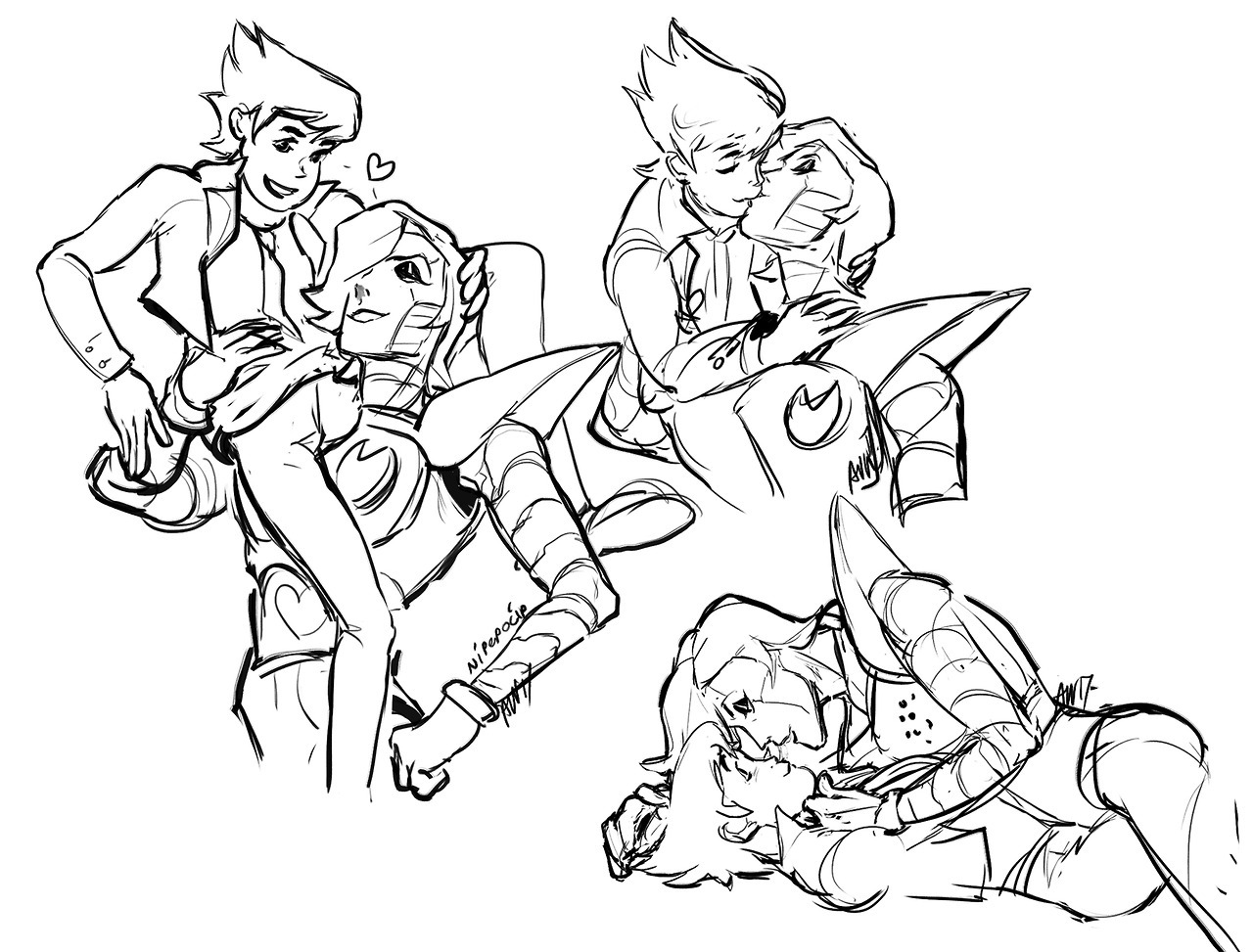 nipepocip:when ur girlfriend spends 2 days drawing PAGES OF GOOD CONTENT FOR YOU,