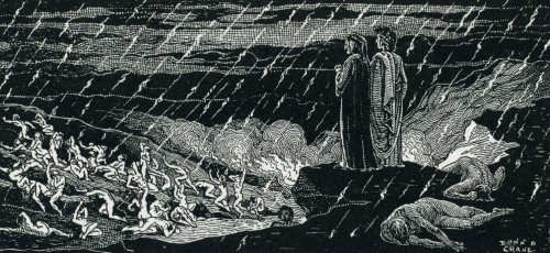 the-evil-clergyman:Illustrations from Dante’s Divine Comedy by Donn P. Crane 