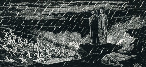 Illustrations From Dantes Divine Comedy By Donn P. Crane