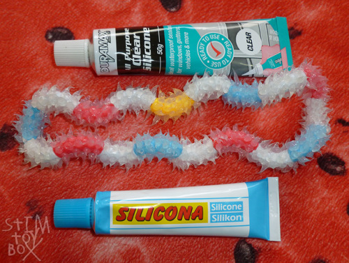 stimtoybox: DIY Silicone Sealant Spiky Tangle I’ve spent the last three weeks working on my ow