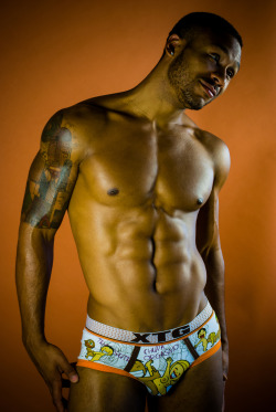 marcusmccormick: The man behind the ART!!!  Jeff Lewis modeling XTG Underwear with photography by Marcus McCormick.
