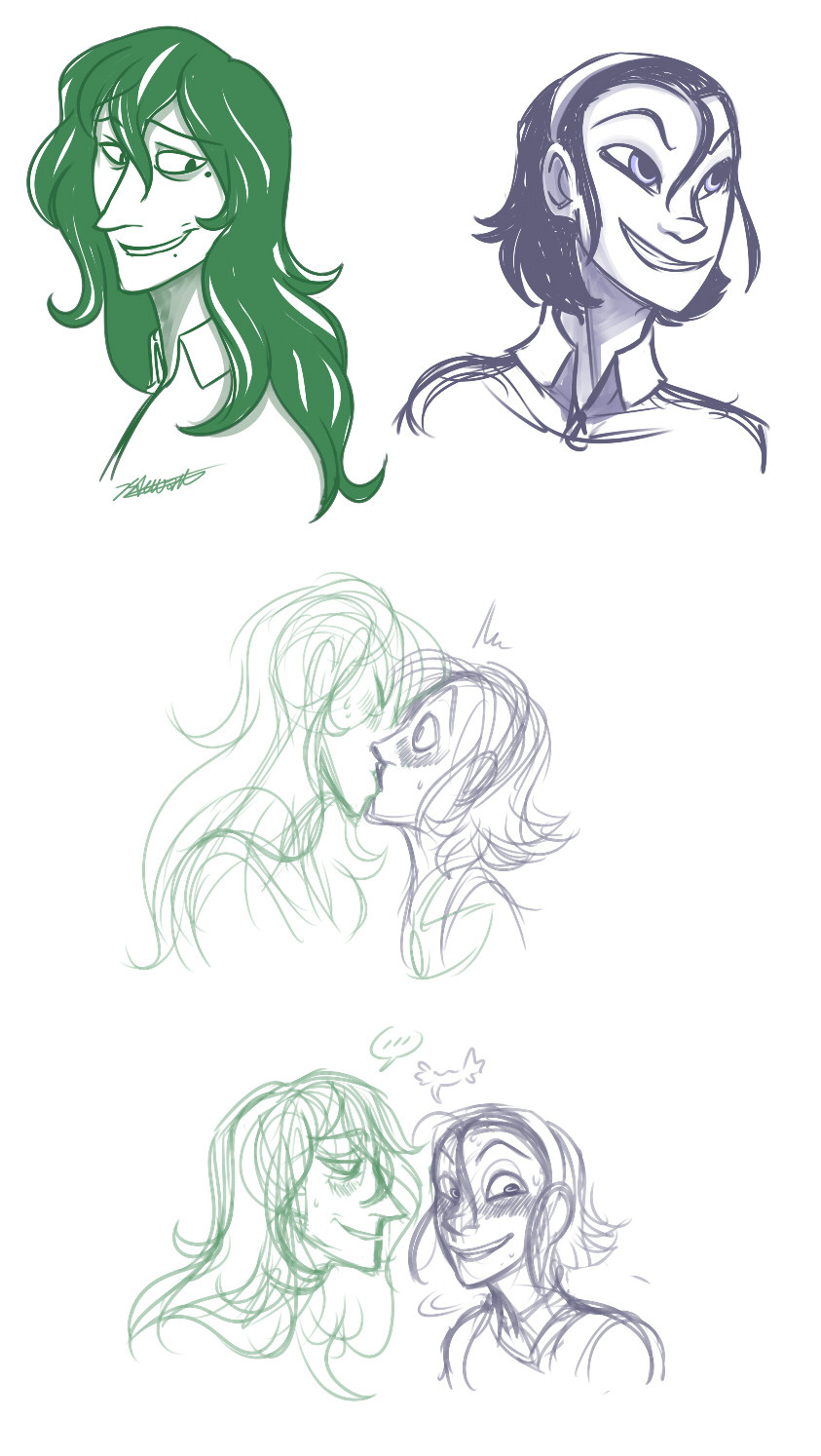 etchersketch:  *crawls out of trashpile with fanart*I firmly believe Toudou would
