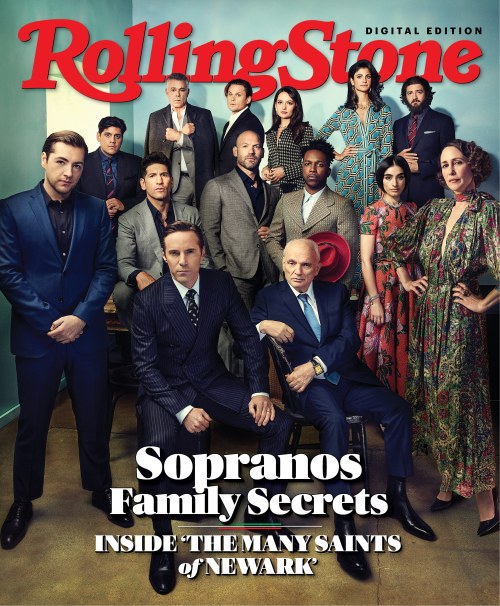 carmelas: THE MANY SAINTS OF NEWARK CAST Photographed by Joe Pugliese for Rolling Stone (September 2