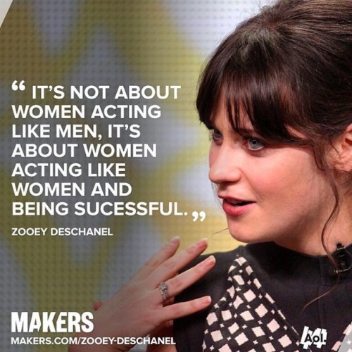 &ldquo;It&rsquo;s not about women acting like men, it&rsquo;s about women acting like women &amp; being successful&rdquo