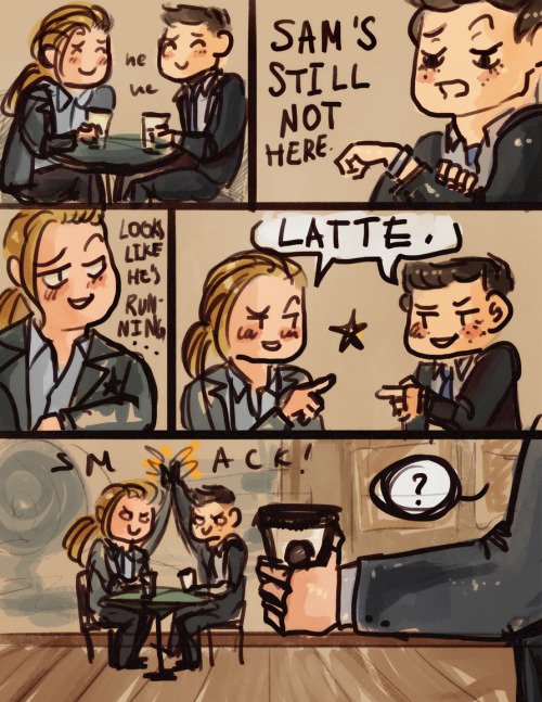deanendverse: donna and dean eventually sent ten of their best puns to a pun contest in hopes that 