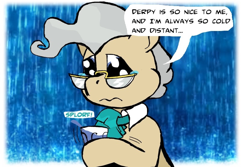 fromthedeskofmayormare:OOC: This comic was brought to you by the word “splorf”.x3
