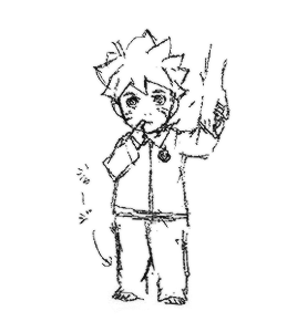 ravinaaloveena:  hinaxnaru:proud member of the boruto defense squad. this lil cutie