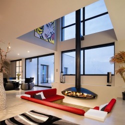 homedesigning:  (via Sunken Living Rooms,