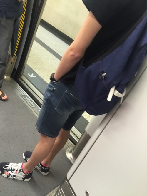 Shorts with ankle socks, nice!