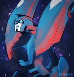 flyfloyd: blurr’s first proper look at cybertron as he travels off velocitron to join autobot boot camp 