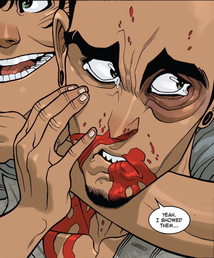 superheroesincolor:  All-New Ghost Rider #01 (2014) Ghost Rider (Robbie Reyes)  and