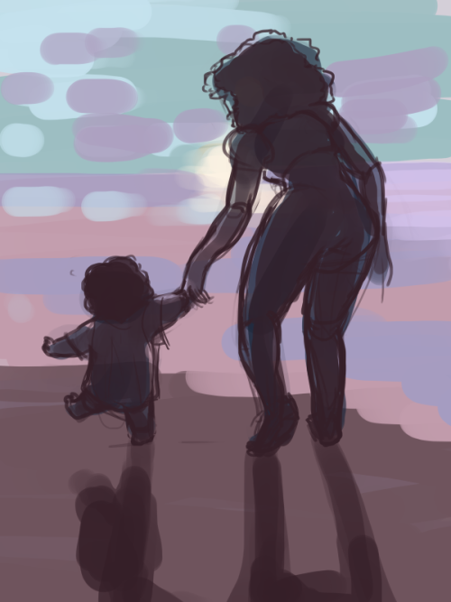 Redrew This Adorable Little Sketch I Found In My Folders, From 2015.. (looking At Them Properly Side