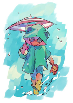 mudust:  the rainy season  むださん  ♥  ♥  ♥ Beautiful! I love your art!